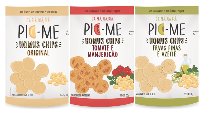 , Marca de snacks 100% naturais lança chips à base de grão-de-bico, Assessoria de Imprensa - Press Works